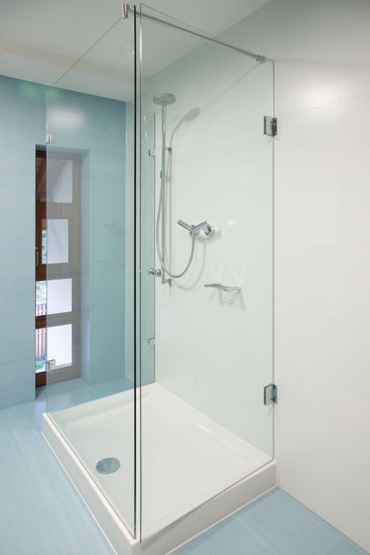 Spacious Glass Shower